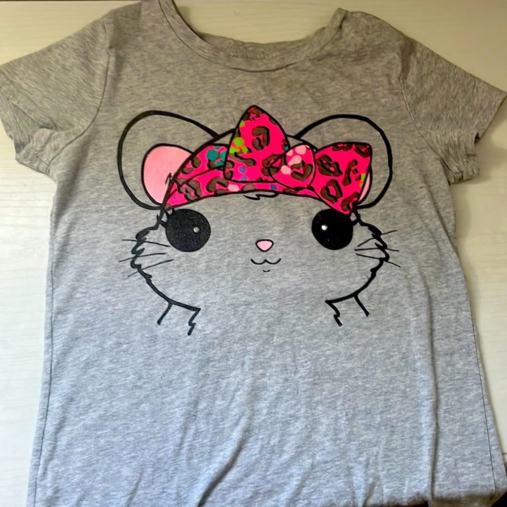 Cat shirt, girls, size 14/16